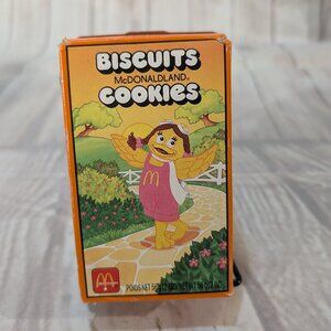 Vintage 1980s McDonald's Birdie The Early Bird Cookies Box - Unopened